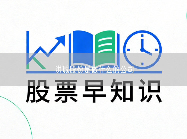 洪城股份是做什么的公司