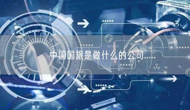 中国国旅是做什么的公司