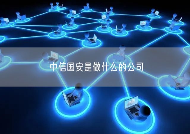 中信国安是做什么的公司